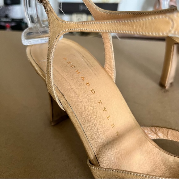 VTG Richard Tyler Square Toe Heels Sandals - Picture 8 of 9